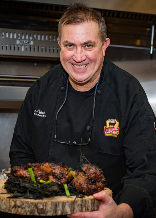 Tony with featured dish