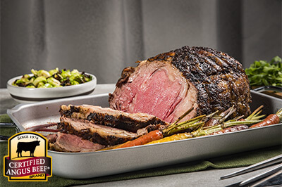 Coffee Rubbed Rib Roast recipe provided by the Certified Angus Beef® brand.