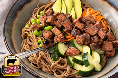 Sesame Beef Protein Bowl recipe provided by the Certified Angus Beef® brand.