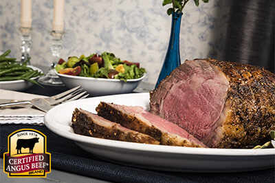 Robust Rub Rib Roast recipe provided by the Certified Angus Beef® brand.