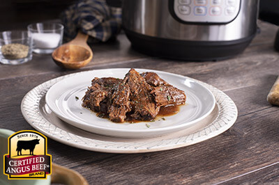 Instant Pot Classic Pot Roast recipe provided by the Certified Angus Beef® brand.