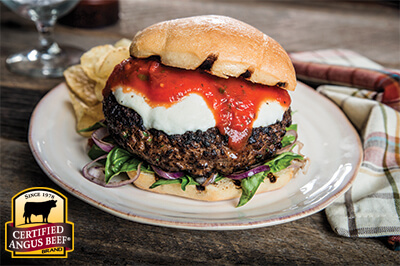 Italian Burger recipe provided by the Certified Angus Beef® brand.