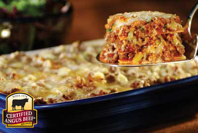 Tortilla Lasagna recipe provided by the Certified Angus Beef® brand.