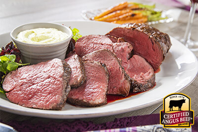 Wasabi Rubbed Tenderloin Roast recipe provided by the Certified Angus Beef® brand.