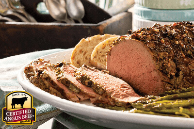 Savory Herb Eye of Round Roast recipe provided by the Certified Angus Beef® brand.