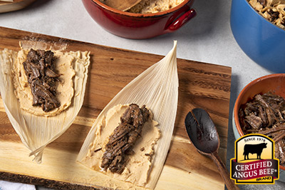 Instant Pot Tamales recipe provided by the Certified Angus Beef® brand.