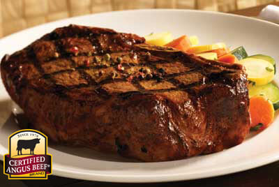 Bone-in Strip Steaks with Fennel Pepper Rub recipe provided by the Certified Angus Beef® brand.