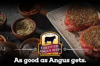 Open Faced Ribeye Steak Sandwich recipe provided by the Certified Angus Beef® brand.