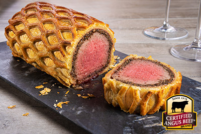 Ultimate Beef Wellington recipe provided by the Certified Angus Beef® brand.