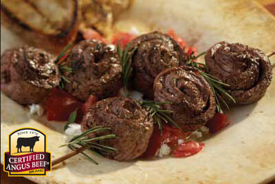 Pinwheel Steak Skewers recipe provided by the Certified Angus Beef® brand.