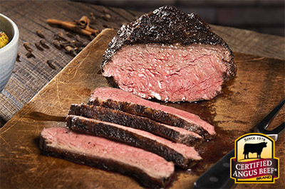 Cast Iron Spiced Coulotte Roast recipe provided by the Certified Angus Beef® brand.