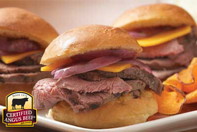 Grilled Sirloin Mini Sandwiches recipe provided by the Certified Angus Beef® brand.