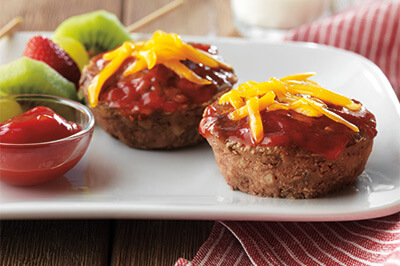 Five-Way Mini Meatloaves recipe provided by the Certified Angus Beef® brand.