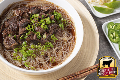 Best Beef Pho recipe provided by the Certified Angus Beef® brand.