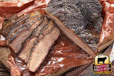 Texas-Style Smoked Brisket recipe provided by the Certified Angus Beef® brand.