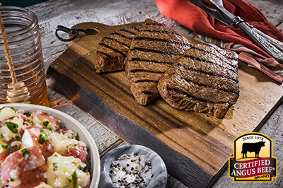 Sweet Heat Bourbon London Broil recipe provided by the Certified Angus Beef® brand.