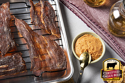 Miso Beef Jerky recipe provided by the Certified Angus Beef® brand.