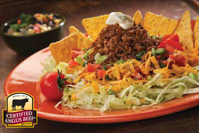 Beef Taco Salad recipe provided by the Certified Angus Beef® brand.