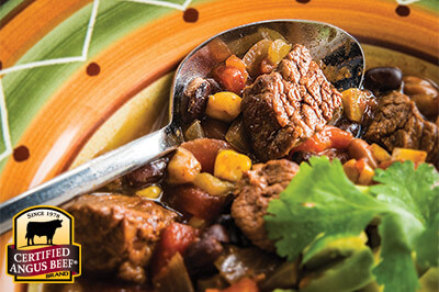 Southwestern Beef and Bean Stew recipe provided by the Certified Angus Beef® brand.