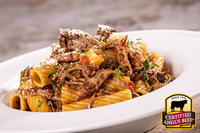 Instant Pot Beef Ragú recipe provided by the Certified Angus Beef® brand.