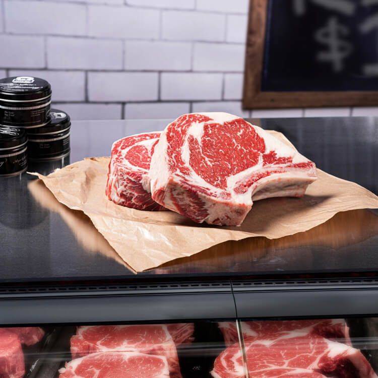 Retail Meat Counter Raw Beef