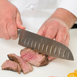 Cutting Steak