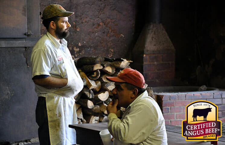 Chefs at work Smoking Beef