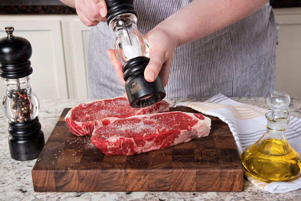 Preparing steaks