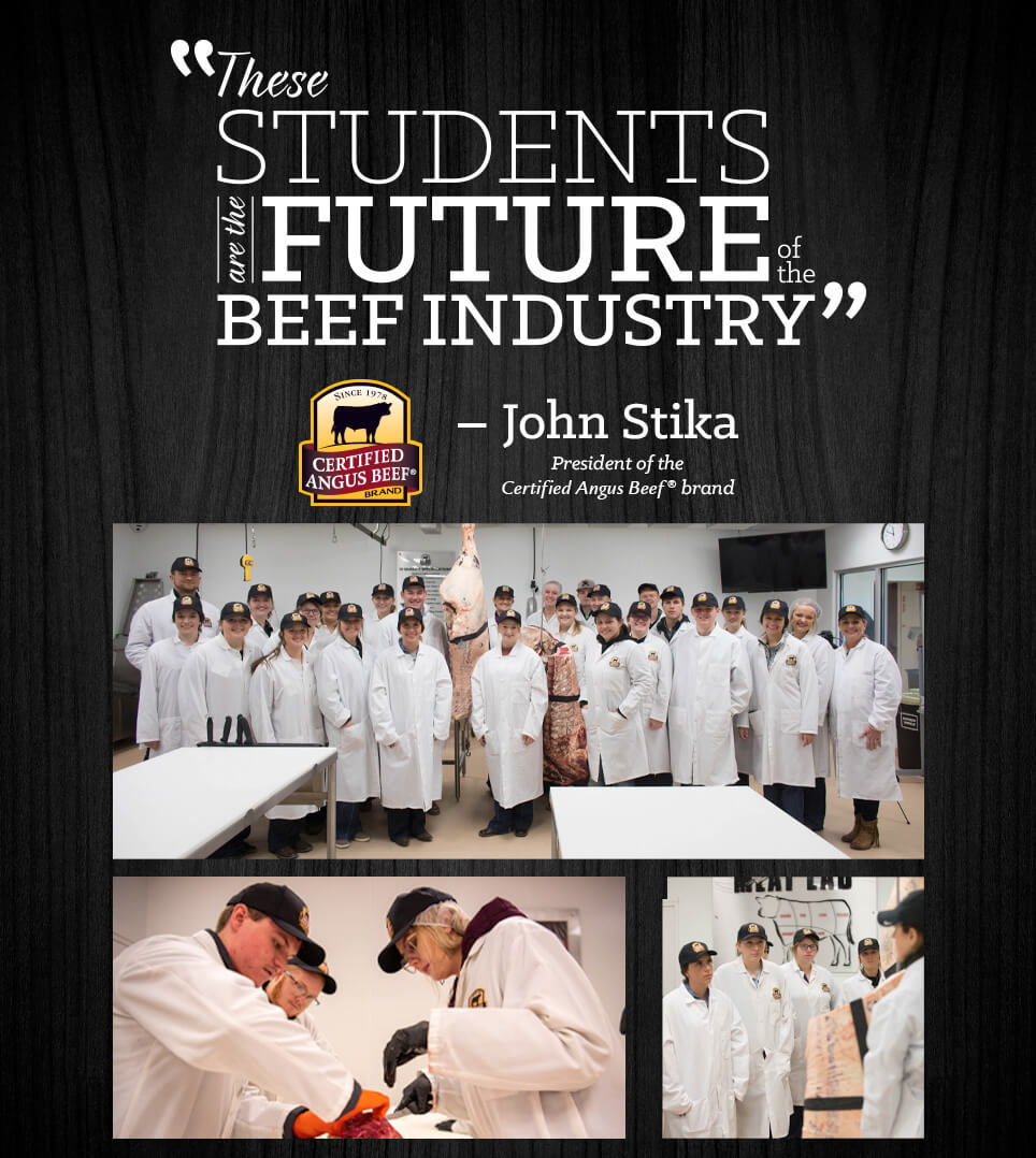 -“These students are the future of the beef industry.” – John Stika