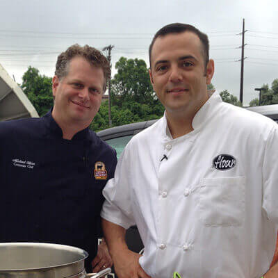 Chef Micael Ollier and Chef Matt Mytro