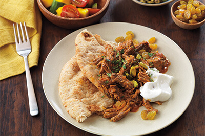 Four-Way Slow Cooker Shredded Beef recipe provided by the Certified Angus Beef® brand.