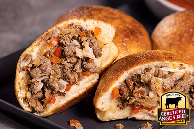 Air Fryer Pizza Bombs recipe provided by the Certified Angus Beef® brand.