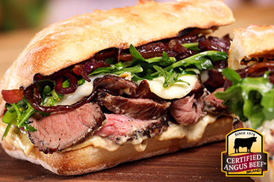 The Best Grilled Steak Sandwich recipe provided by the Certified Angus Beef® brand.