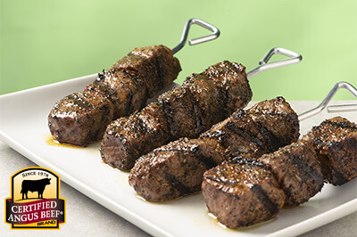 Dry Rub Chimichurri Sirloin Skewers recipe provided by the Certified Angus Beef® brand.