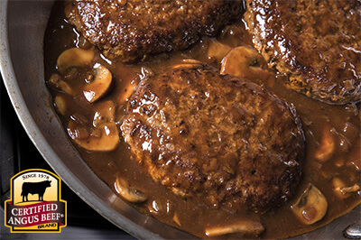 Heritage Salisbury Steak recipe provided by the Certified Angus Beef® brand.