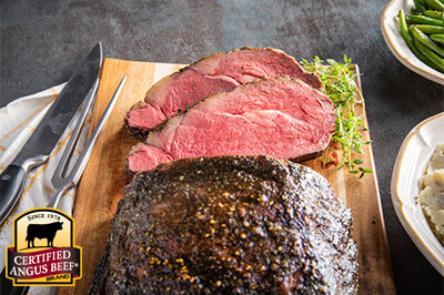 Reverse Sear Za’atar Rubbed Rib Roast recipe provided by the Certified Angus Beef® brand.