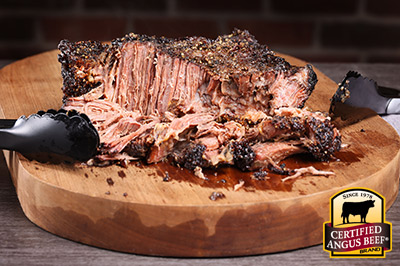 Smoked Chuck Roast  recipe provided by the Certified Angus Beef® brand.