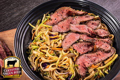 Thai-Style Beef Noodle Bowl  recipe provided by the Certified Angus Beef® brand.