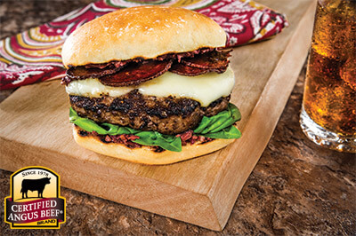 Soppressata Mozzarella Burgers recipe provided by the Certified Angus Beef® brand.
