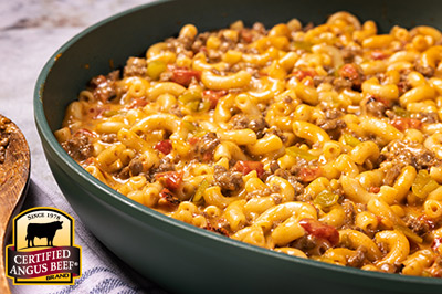 Taco Macaroni and Cheese  recipe provided by the Certified Angus Beef® brand.