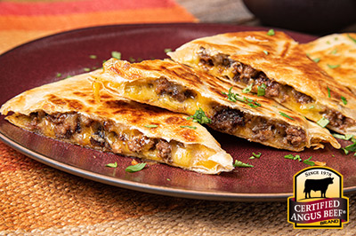 Quesadillas Con Carne recipe provided by the Certified Angus Beef® brand.