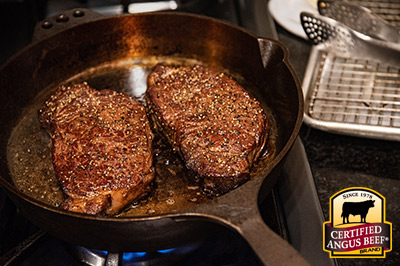 Reverse Sear Ribeye Steak  recipe provided by the Certified Angus Beef® brand.