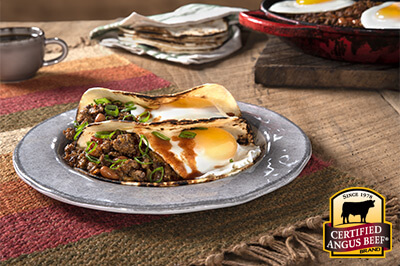 Beef Chorizo Huevos Rancheros recipe provided by the Certified Angus Beef® brand.