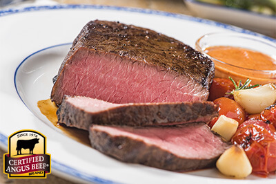 Sirloin Steaks with Smokey Romesco Sauce recipe provided by the Certified Angus Beef® brand.