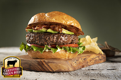Avocado Bacon Barbecue Burger recipe provided by the Certified Angus Beef® brand.