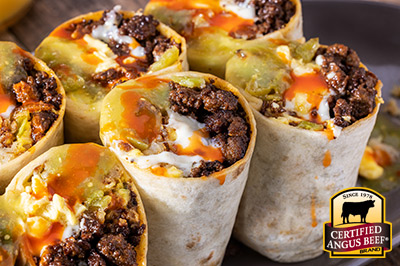 Beef Chorizo Breakfast Burrito recipe provided by the Certified Angus Beef® brand.