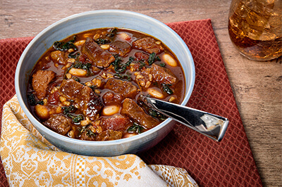 Tuscan Beef Soup recipe provided by the Certified Angus Beef® brand.