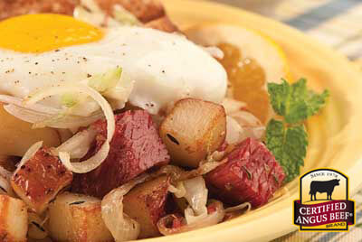 Corned Beef Hash recipe provided by the Certified Angus Beef® brand.