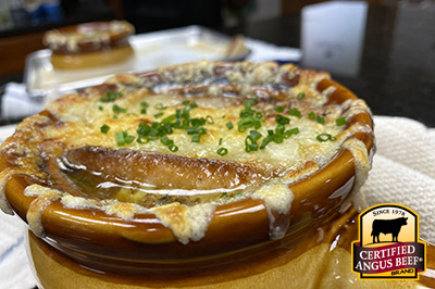 French Onion Soup  recipe provided by the Certified Angus Beef® brand.
