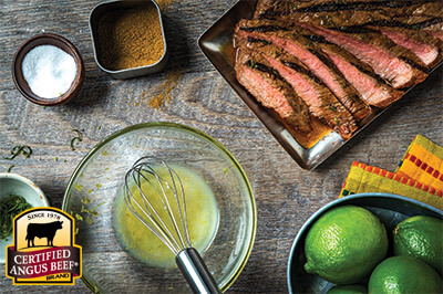 Lime Cumin Marinade recipe provided by the Certified Angus Beef® brand.